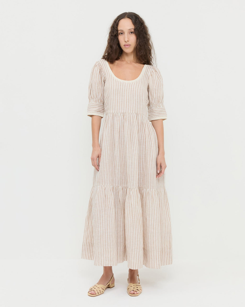 Gillian Puff-Sleeve Dress