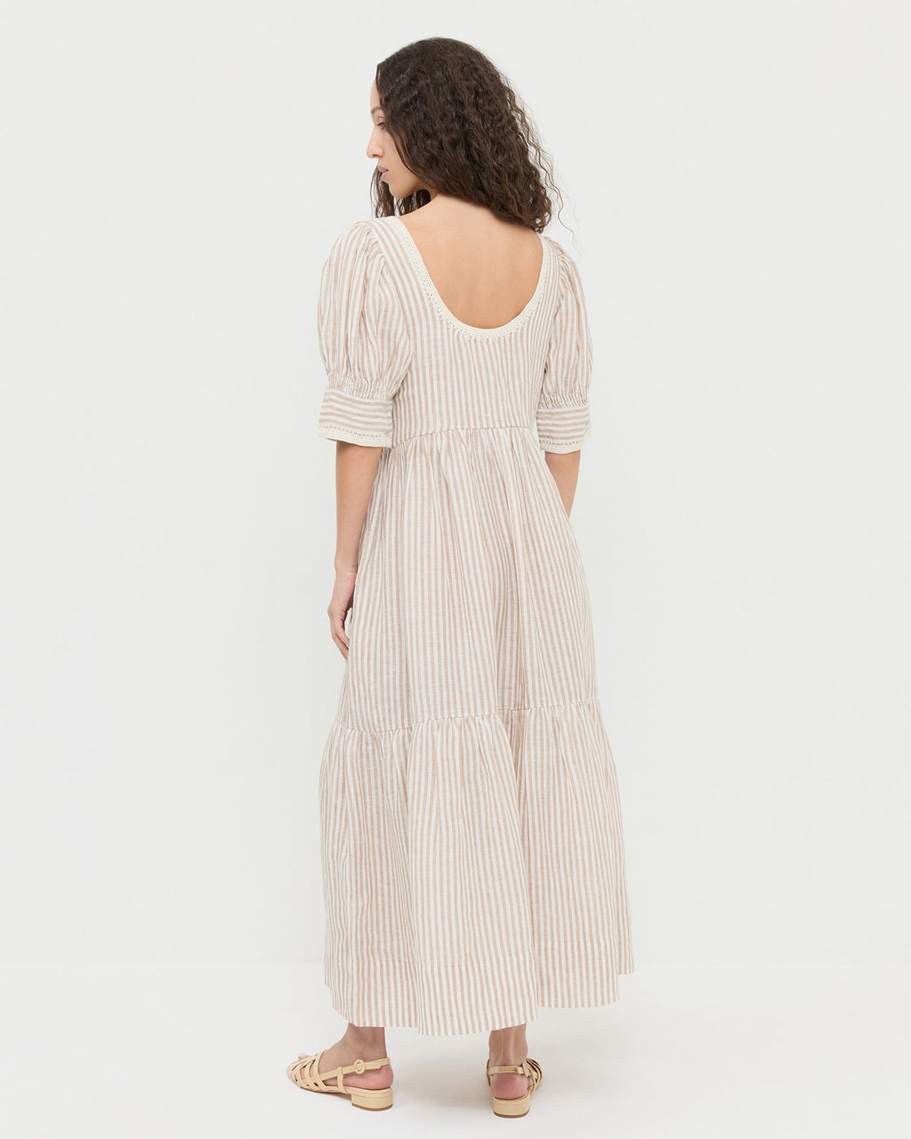 Gillian Puff-Sleeve Dress