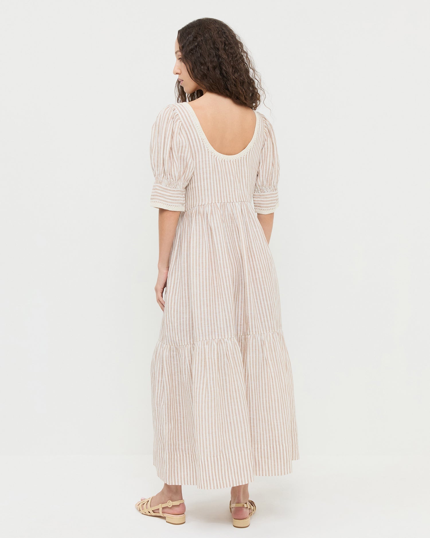 Gillian Puff-Sleeve Dress
