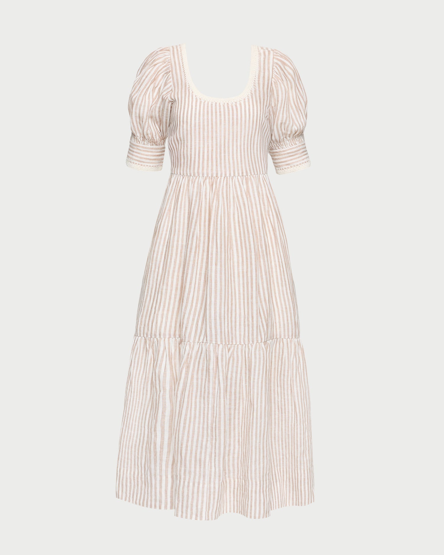 Gillian Puff-Sleeve Dress