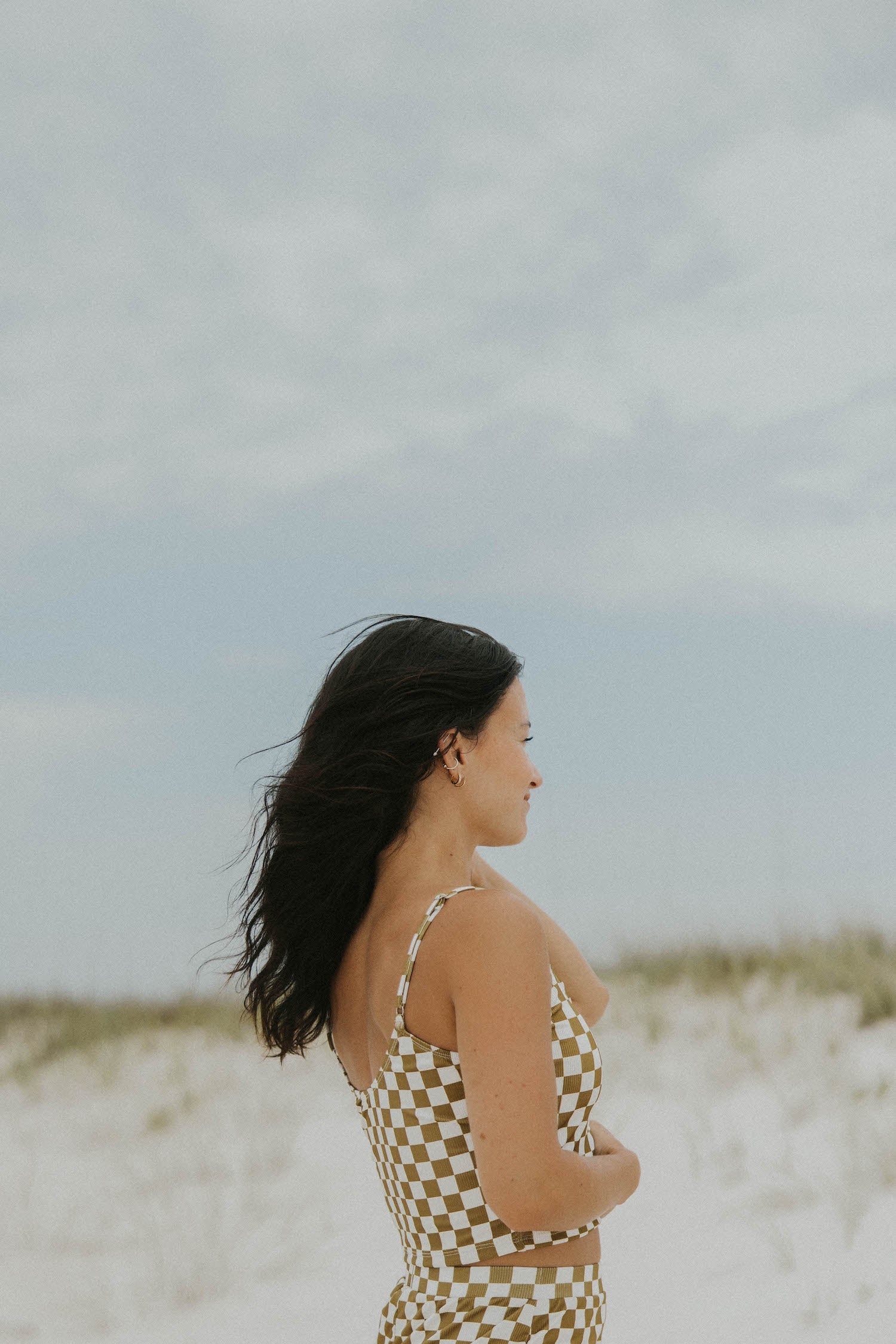 Myrtle Top | Ribbed Scoop Neck Tankini Top