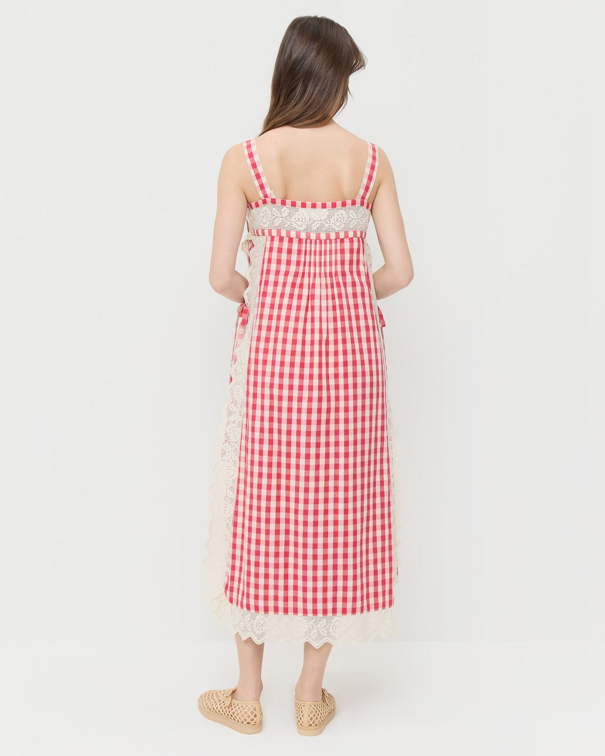 Poppy Lace Trim Dress