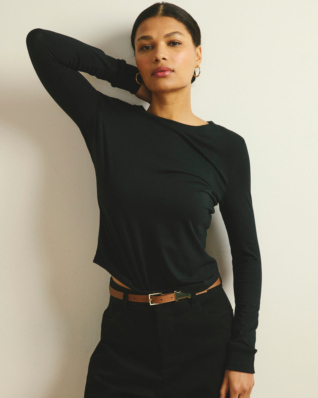 Long Sleeve Tee Rex - Black