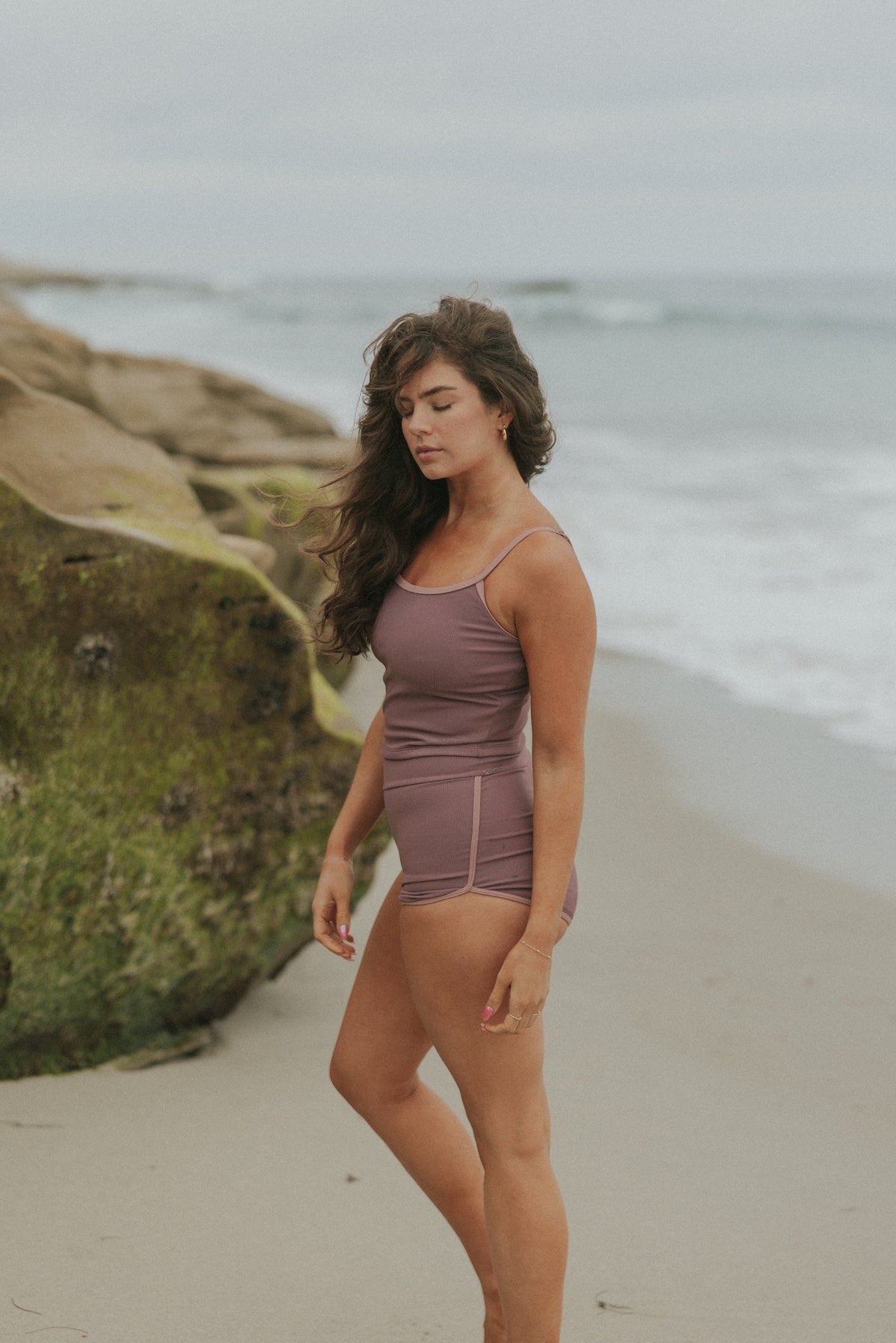 Breeze Top | Ribbed Scoop Neck Tankini Top